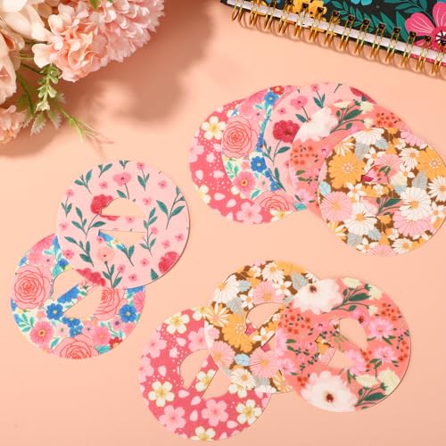 25 st. Zelfklevende patches voor Guardian, Sweat en Waterproof Sensor Stickers 3/4 ronde sensorcovers Ideaal voor Guardian (5 bloempatronen) 3