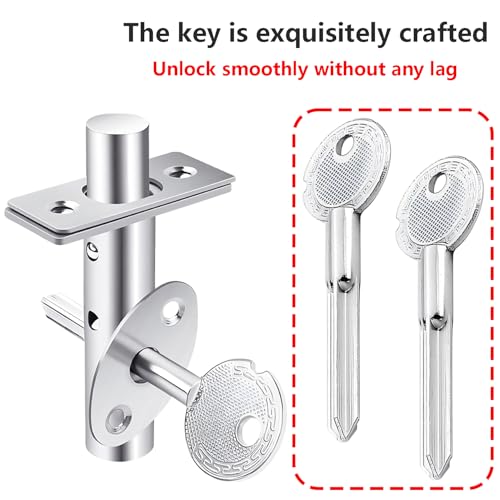 2PCS Universele deurbeveiliging Rack Bolt Wrench, Window Wrench, Lock Bolt Key voor deuren en Windows Locks, sleutellengte 81mm 5