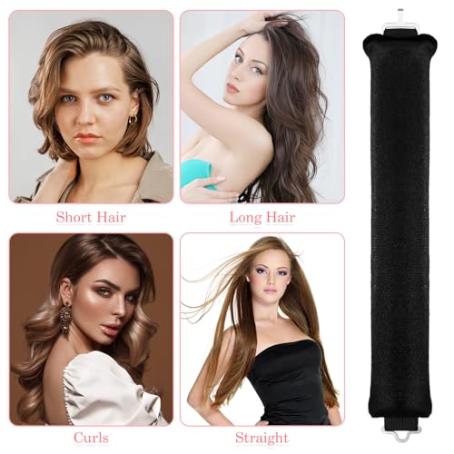 3 stuks warmtevrije Curlers, Overnachting warmtevrije Curls, Blow-Out Rods, Headband, DIY Waves, Curling Iron met haken, Curls voor het slapen, Styling Tool voor de meeste haartypes 3