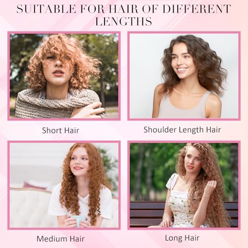 Heatless krultang hoofdband, hitteloze krultang, warmteloze krultang, 's nachts voor kort lang haar, geen hitte, nachtkrullen met dunne krultang om in te slapen voor kort haar