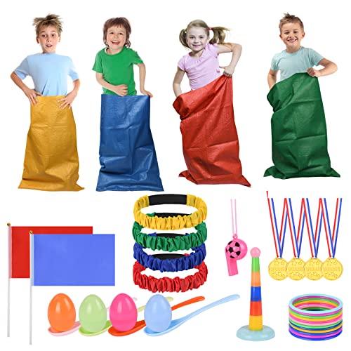 Kinderverjaardagspelletjes, outdoor spelletjes, tuinspellen voor kinderen en volwassenen, eierlopen, medailles, kinderverjaardag voor kinderfeest