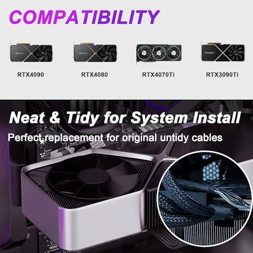 90 graden rechterhoek 16 AWG PCIE 5.0 12VHPWR 600W 3x8 Pin tot 16 Pole (12+4 Pole) Power Adapter Kabel voor RTX 4080 3090TI 4070Ti (Type B) Grafische kaart 5