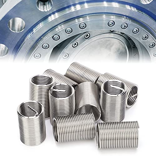 10 st Threaded Inserts M16x1.5mm, roestvrij staal draad draad inserts, Helicoil Type Threaded Sleeves Kit(2,5D) 5