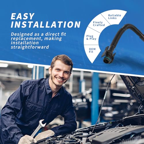 Motor Crankshaft Ventspijp, 1192Y4 Olieuitlaatbuis 1192T6 Vervanging voor 206 407 406 Facelift 607 807 3