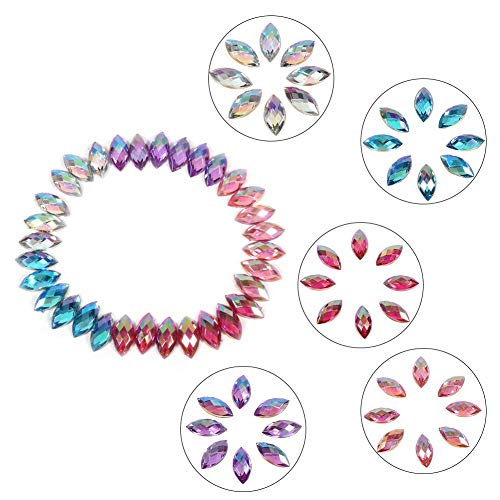 500st AB Rhinestones Acryl Rhinestones voor het naaien van paardenoog voor accessoires Kleding 4