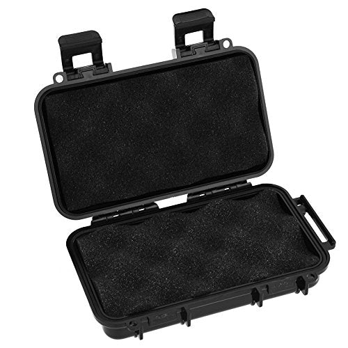 Kleine Outdoor Opbergdoos, Waterdicht, Schokvrij, Luchtdicht, Survival Box, Opbergdoos, Zwarte Droge Opbergdoos voor Vissen, Cam, Wandelen, Outdoor Activiteiten (A) 3