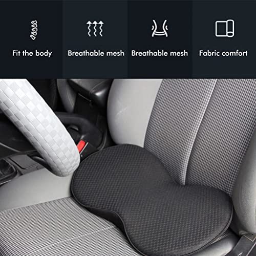 Autorijden Seat Kussen, Autochauffeur Dikke Auto Raising Seat Kussen Lagere Terug Ongemak Hulpkussen voor alle seizoenen 3