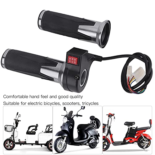 3 Speed Control Throttle, Anti-slip Design Gas Grip met kabel voor elektrische fietsen, Scooters, Tricycles