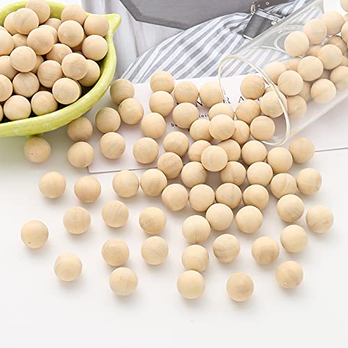 Houten kralen Ambacht Kralen voor doe-het-zelf Sieraden Accessoires 200st 14mm
