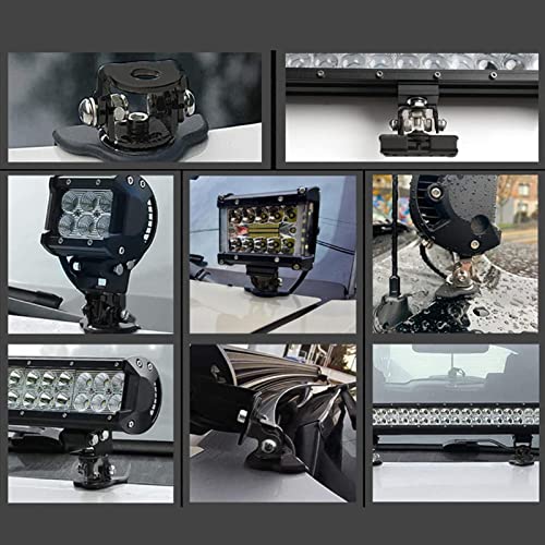 Led Light Mounting Bracket, Bonnet Led Light Bar Montage Bracket Werk Lichte Mount houder Base Universele voor Auto's Vrachtwagens UTVs SUV's 5