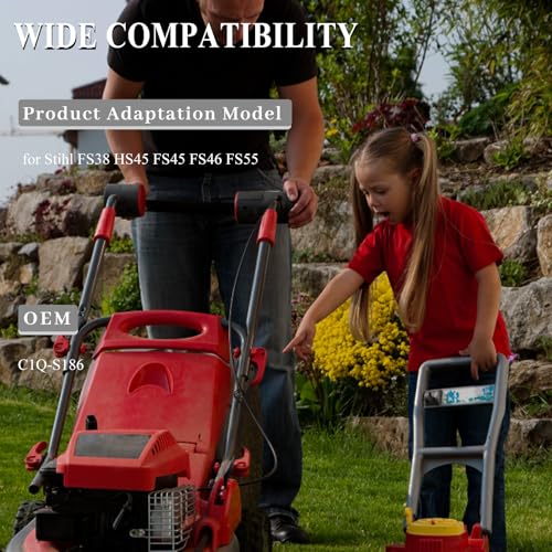 Reserve carburator voor kettingzaag Stihl FS38 HS45 FS45 FS46 FS55 OEM Zama C1Q-S186, met carburateur membraan seal reparatie kit, kaars, olie bellen 3