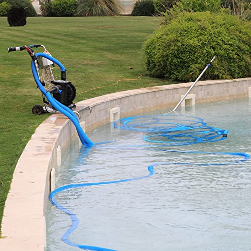 50mm ID 25ft Lichtgewicht Backwash Slangenpoot Flat Versterkte afvoer PVC slang 0.8MPa voor Zwembad 4