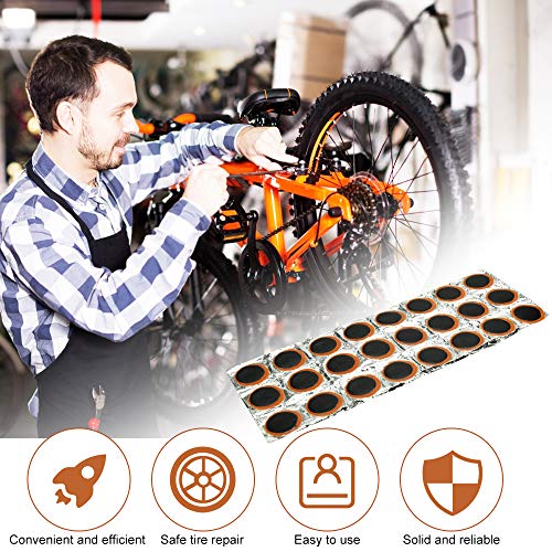 48 stuks Fiets Banden Reparatie Kit, 25 mm, Fietsband, Reparatie Kit, Rubber Patches, Rond, Tiptop, Fietsbanden, Reparatie Kit voor Banden, Fietsband 5