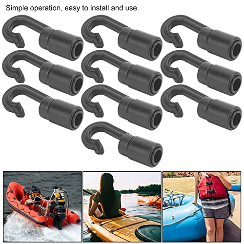 Bungee Cord Hooks Kayaks Bungee Shock Cord Hook Plastic 10st Kayak Kano Bungee Shock Cord Hooks Plastic Cord Touw Anti-corrosie Hooks voor boot 5