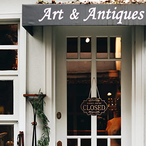 Open gesloten plaat, 30x20cm Double Sided Reversible Kom binnen We zijn open en sorry dat we zijn gesloten Sign Shopping Open gesloten teken voor zakelijke deur Restaurant Club Coffee Hotel 4