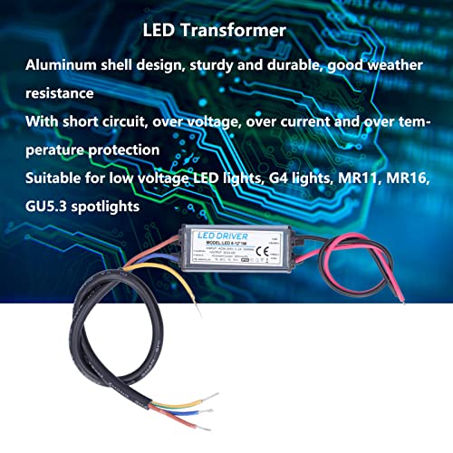 Waterdichte LED-driver AC 230V naar DC 24-42V 300mA Transformer Adapter IP65 Waterdichte constante spanning voor computerproject, binnenverlichting en buiten 3