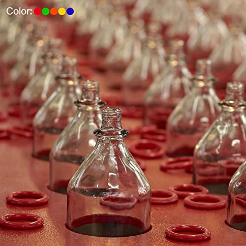 24st Carnaval Ring Gooi 4cm Plastic Bands voor Outdoor Party Favor Groen 5