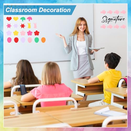 Bulletin Cutouts Paper, 180 stuks Leuke vlinder vorm Bulletin Board Paper Cutouts Decoraties met Zelfklevende Dots voor klaslokaal DIY Crafts Projecten Party Supplies 5