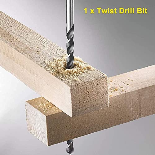 6mm HSS Extra Long 200mm Spiraalboor Straight Shank Drill Bit voor Staal Hout Plastic Aluminium Legering