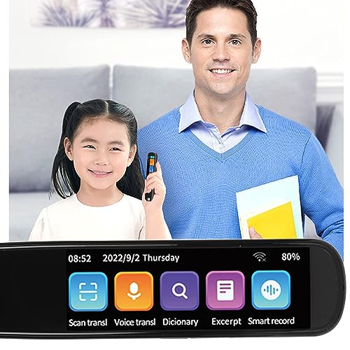 Taalvertaler Apparaat Real Time, Reader Scanner Pen Woordenboek Toespraak Vertaler voor vergaderingen Reizen Studenten, Pocket Translator Vertaling Pen 3