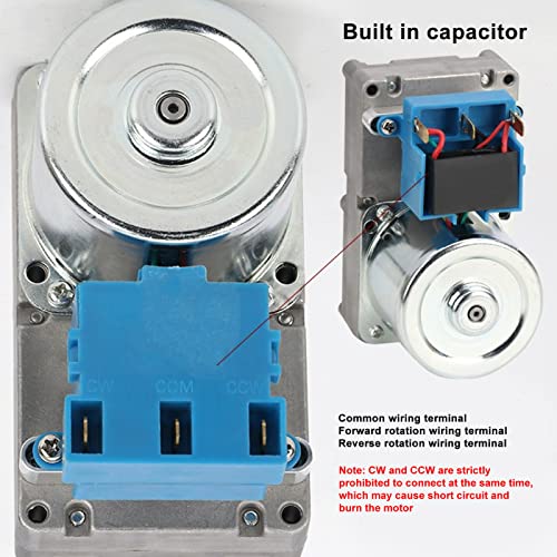 Jack Feeder Motor 20W Sterke geleidbaarheid Pellet Stove Auger Motor voor Biomass Pellet Stove (3r/min)