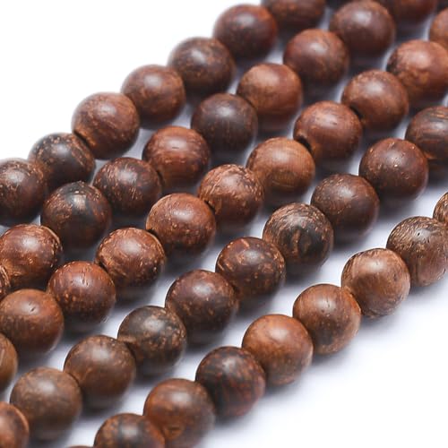 50st 8mm Natural Rosewood hout kralen Stranden Ronde houten ambacht kralen voor DIY sieraden armband ketting maken
