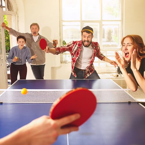 Tafeltennisracket, Rubber Beschermfolie, Verpakking van 10 Zelf-Adhesive Ping Pong Paddle, Beschermende Film Accessoires, Transparant 5