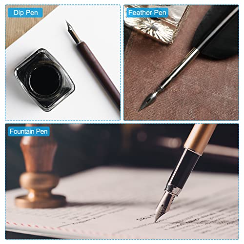 0,5-0,7mm Lijn Breedte Fontein Pen Spring Vervanging 10 Pack 304 Roestvrij stalen inkt druppels Kalligrafie Pen voor het tekenen van 2 kleuren 5