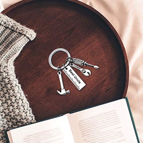 Beste oom sleutelhanger speciale oom sleutelhanger geschenken voor verjaardag Thanksgiving kerst nieuwjaar viering 1st 4