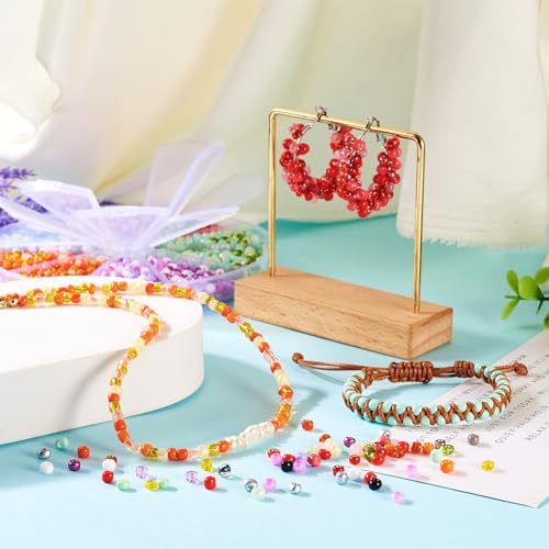 150G Glas Zaad Kralen 5 Kleuren Opaque En Transparante Binnen Kleuren Rond Hole Zaad Kralen 4mm Assorted Glas Zaad Kralen Bulk voor DIY armband sieraden maken