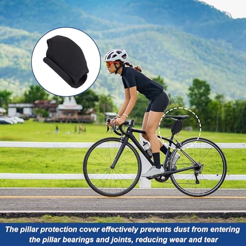 Zitplaats bescherming voor Suntour Seatpost Black Seat Post schorsing bescherming voor SR Suntour SP12-NCX Suntour NCX Seat Post Neoprene Manchet Vinger bescherming 5