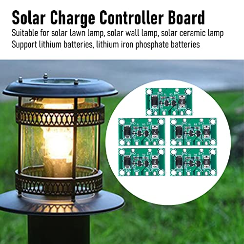S665 Solar Charging Controller Card Lithium Batterij Laadmodule Solar Circuit Board voor Solar Lawn Wall Lights