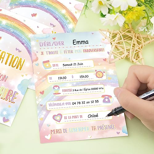 12 lakens wenskaart voor Franse verjaardag 4