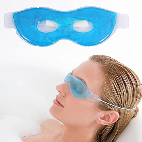 Koelende Oogmasker Koelende Masker Gel Koelende Pads voor Migraine, Koelende Pack Gel Eye Mask Compress Koelende Pad Cool Warm Gel Masker Koelende Glazen De Ogen, Droge Ogen en Hoofd 3