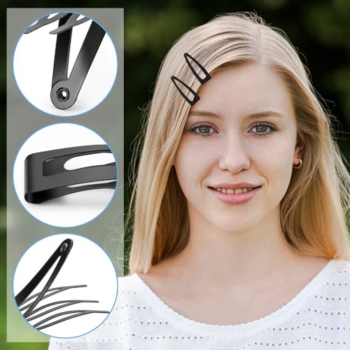 10 st. Dubbele Grip Hair Clips: Non-slip Metal Snap Kids Hair Clips voor meisjes (5 kleuren) 4