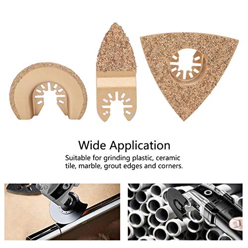 6PCS Zaagbladen Set, Oscillating Tool Blades, Oscillating Multi Tool Saw Blades Accessoire Set, Multi-Function Oscillating Saw Blades Gereedschap Houtbewerking Supplies 4