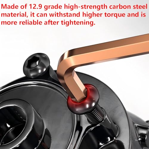 20 st. Machineschroeven, M5 x 20mm lenskopschroeven met Hex Socket Thread Bolts, Hex Socket Ronde hoofdschroeven 5