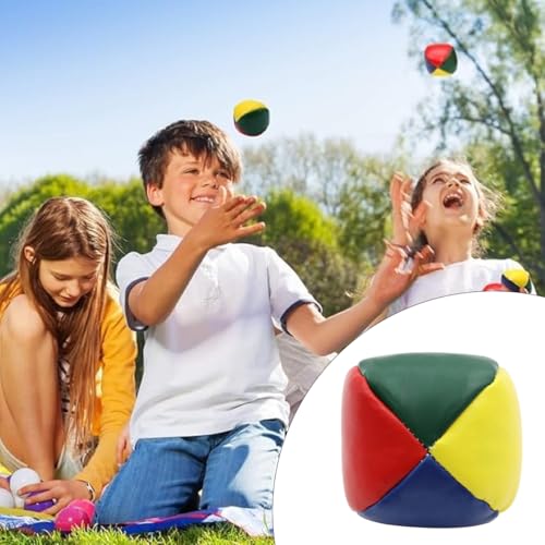Zee 5 stuk kleurrijke jongleren bal Set, Stress Relief, Hand Eye Coördinatie, Interactieve Circus Games, Bal gooien 5