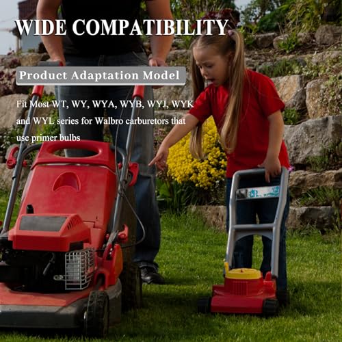 5Pcs Primer Lamp Controleer Valve Kit voor Walbro Carburetors #176-64-1 Trimmer Blowers 3