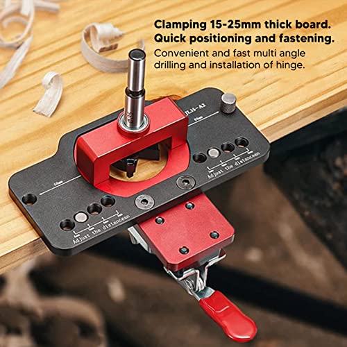 Hinge Mall, Verborgen Hinge Drill Jig 35mm hole gids Houtbewerkingsgereedschap voor deuren, kasten, meubels verborgen installatie, flessenopeners
