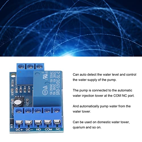 Waterniveauregelaar Module Automatic Liquid Level Sensor Relay Board DC 12V Pomp vloeistofniveau controller voor automatische watervoorziening 5