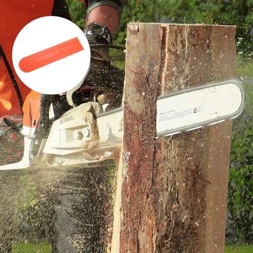18 inch kettingzaag Bar Cover, kettingzaag Schaats Plastic duurzame kettingzaag Bar Beschermende hoes voor Tuin Accessoires Vervanging, Oranje 5