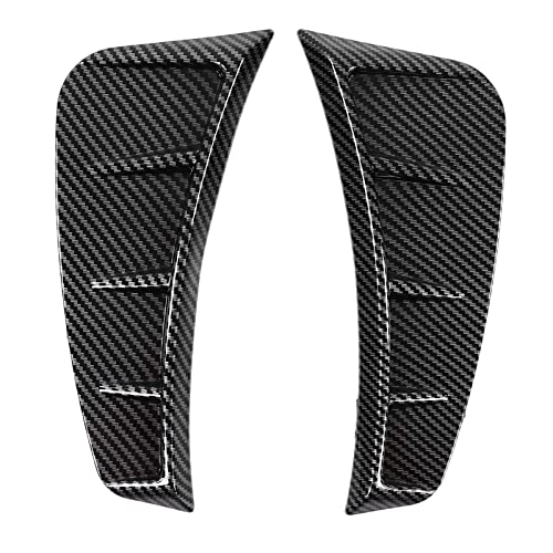 Auto Fender Air Vent Trim Cover, Pair Front Bumper zijlucht Vent Trim Exterieur Carbon Fiber Stijl Universele Decoratie
