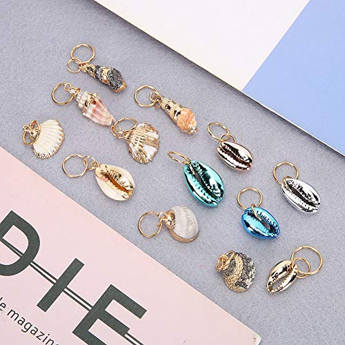 Haarvlecht, Shell haarring, haar vlecht hanger, Shell hoofdstuk, haarspeldjes, Shell vlecht Clip, DIY Haarsieraden Accessoires 3