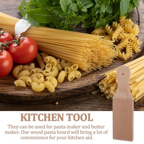 Gnocchi Board, Pasta Machine, Accessoires, Pasta Machine, Natuurlijk Beukenhout, Paddle, Garganelli, Makaroni, Pasta Machine, Cavarolla Roll, Spätzle Plank voor Pasta Mand, Italiaans 4