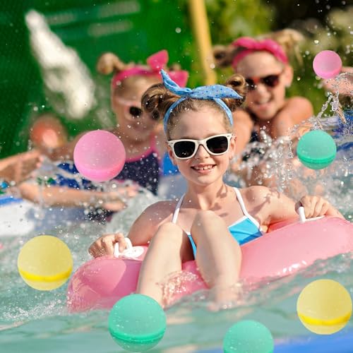 12 stuks waterbommen met automatische, magnetische waterbal, voor zwembad, strandfeest, zomer, waterpark 5