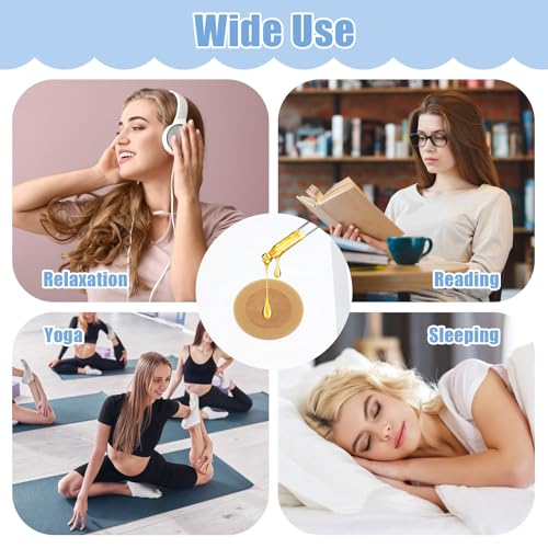 20 stuks Castorolie Wraps voor Navel, Siliconen Katoen Core, Wegwerp Castor Olie Verpakking voor de Navel, Zelfklevende Castor Olie Verpakking voor Leaks (Niet Olie inbegrepen)