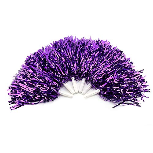Cheerleader Pom Poms - 6Pcs Cheerleading Pom Poms, Hand Floral Pompoms voor Sport Cheers Ball Dansen Fancy Dress Nachtfeest Sporttassen