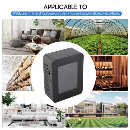 Indoor Air Quality Monitor Real Time Detectie LCD-scherm Nauwkeurige CO2 Monitor TVOC HCHO Temperatuur Vochtigheidstester 4