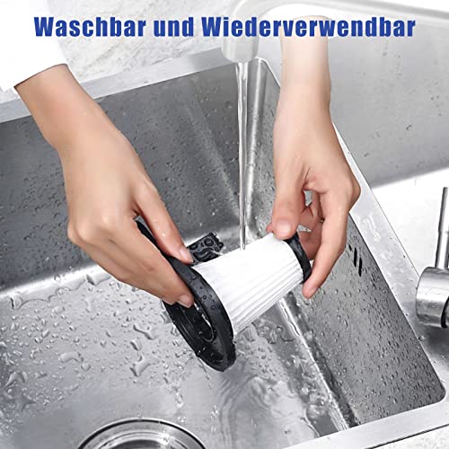 2 filters voor Grundig VCH9629 VCH9630 VCH9631 VCH9632 - vervangt nr. 9178008590 3